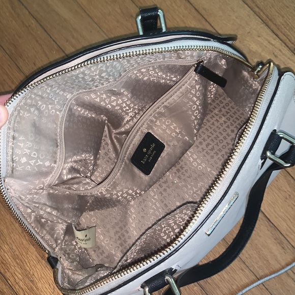 Kate Spade Black & White Satchel - Picture 7 of 10